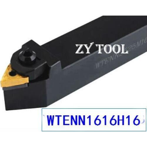 WTENN1616H16 CNC turning tool holder, External turning tools,W type Holder, CNC Lathe cutting tools for TNMG160404/08 Inserts