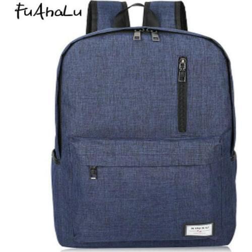 FuAhaLu USB rechargeable leisure capacity shoulder bag fashion men and women backpack
