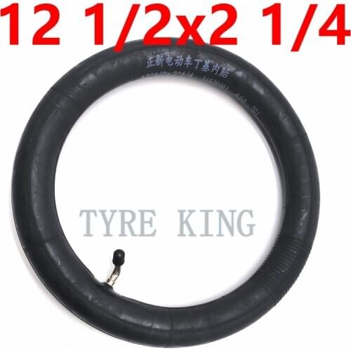 Hot Sale 12 1/2x2 1/4 Inner Camera 12.5 Inch Inner Tire 12 1/2*2 1/4 Inner Tube with Bend Valve for Electric Vehicle Parts