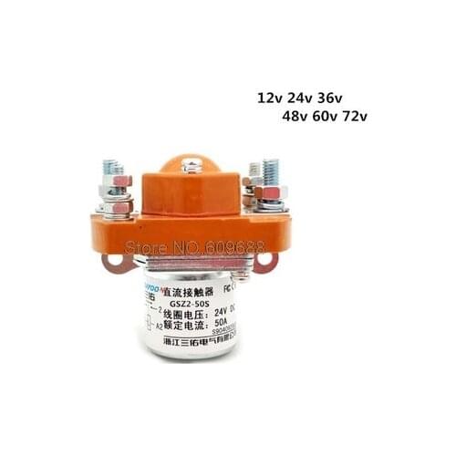 GSZ2-100S GSZ2-200S GSZ2-50S GSZ2-400S GSZ2-600S DC Contactor DC12V 24V 36V 48V 60V 72V GSZ2
