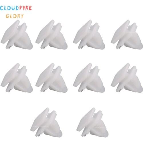 CloudFireGlory 10Pcs 51137269358 Storage Compartments Cover Door Sill Wheel Arch Mirrors Clip Nylon For BMW X3 17-11 X4 2015-On