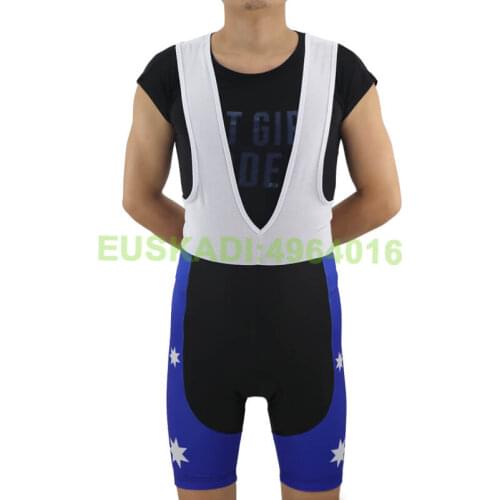 Summer Men Australia Cycling Wear Cycling Bib Shorts Road Professional Team Bike Shorts With 3D Silicone Pad Bicycle Shorts