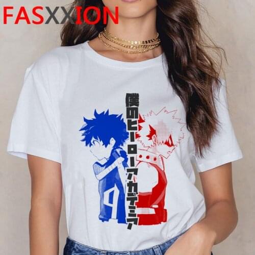 My Hero Academia Bakugou Boku No Hero Academia t shirt male plus size harajuku kawaii print clothes harajuku plus size