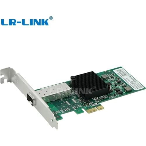 LR-LINK 9250PF-SFP Fiber Optical PCI-Express Network Card 1000Mb Gigabit Ethernet Desktop Lan Adapter PC Intel I350 NIC