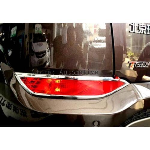 Fit For Hyundai Tucson TL 2015 2016 2017 Chrome Rear Trunk Fog Light Foglight Tail Lamp Cover Bezel Trim Styling Bumper Garnish