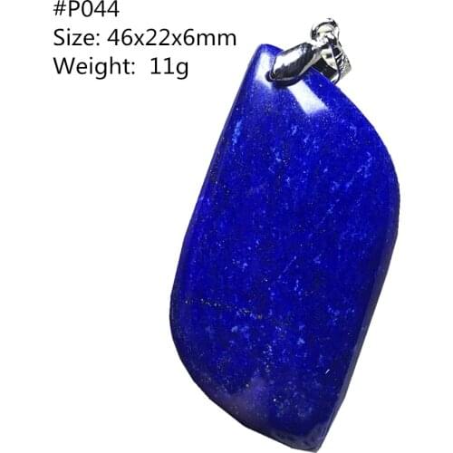 Natural Royal Blue Lapis Lazuli Pendant For Women Men Silver Love Wealth Luck Gift Stone Beads Healing Gemstone Jewelry AAAAA