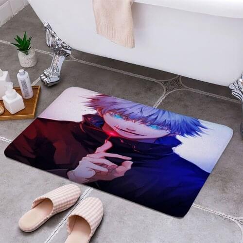 Jujutsu Kaisen 3D Print Doormats Rectangle Non-Slip DoorMat Bedroom Kitchen Entrance Print Door rugs Dropshipping