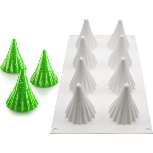 Silicone Molds Cake Skirt Mousse Mould Christmas Tree Chocolate Baking Tools Dessert Form Decorating Bakeware Decoration Tool