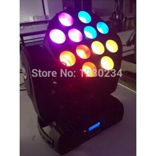 Made in china led light source 12*10W 4 IN 1 cree rgbw LED moving head beam dmx stage light for bar party dj equpment night club