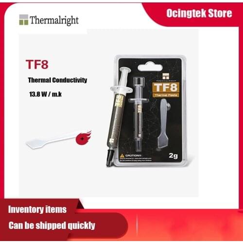 Thermalright TF8 13.8 W / m.k high-end thermal grease non-conductivity and high heat transfer for CPU GPU cooler 1.2g /2g/5.8g