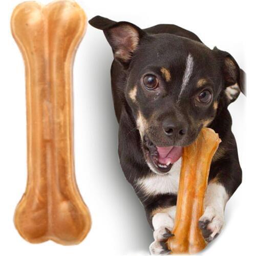 Bite Resistant Puppy Big Dog Cowhide Bone Clean Teeth Pet Dog Snack Food for Small Medium Large Dogs Pitbull Chew Pets Supplies