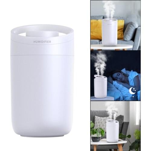 Ultrasonic Colorful LED Home Bedroom Air Humidifier Aroma Difuser USB 3L