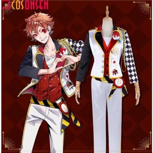 Twisted Wonderland Alice in Wonderland Theme Ace Cosplay Costume Adult Uniform Halloween Carnival Costumes COSPLAYONSEN Made