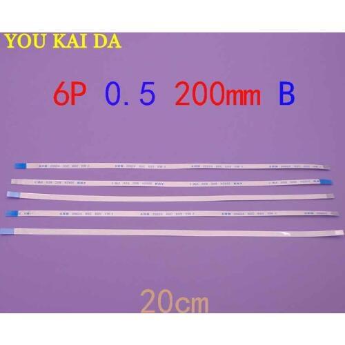 1pcs New Power Switch flex cable For Asus A550 A550C X550 X550V X550VC X550C X550CC FFC FPC Flexible Cable Length 20cm 6-Pin