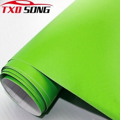 10/20/30/40/50/60X152CM/Lot Green Matte vinyl sticker for car wrapping Matt vinyl wrap film for car decoration matt vinyl film