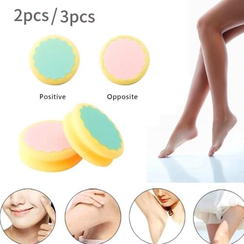2/3pcs Magical Painless Hair Removal Depilation Soft Sponge Pad Remove Hair Remover Effective Skin Care Beauty Tool#p4