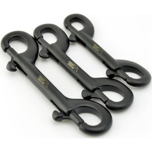 316 Stainless Steel Double Ended Bolt Snap Hook Double End Trigger Snaps Metal Clips Double Ended Hook Outdoor Water Sports