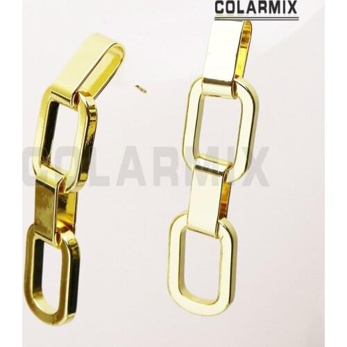 4 Pairs Geometric Dangle earrings Long dangle earrings women jewelry Gold metalDrop earrings Gift for women jewelry Fashion41262
