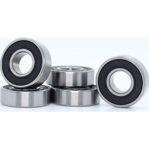 698-2RS Bearing ABEC-1 10PCS 8x19x6 mm Miniature 698RS Ball Bearings 619/8RS Z2V1 698 2RS