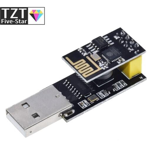 ESP01 Programmer Adapter UART GPIO0 ESP-01 Adaptater ESP8266 CH340G USB to ESP8266 Serial Wireless Wifi Developent Board Module