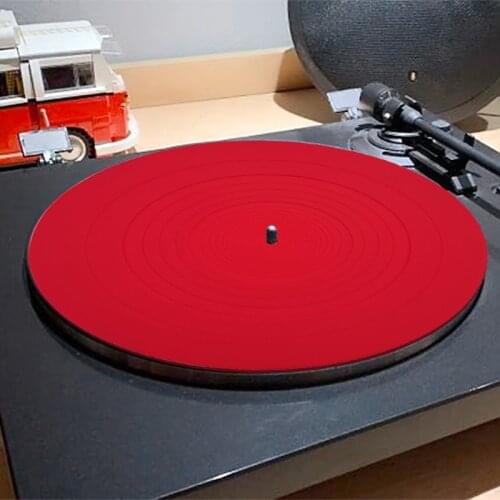 Anti-vibration Silicone Pad Rubber LP Antislip Mat for Phonograph Turntable Vinyl Record Players Accessories