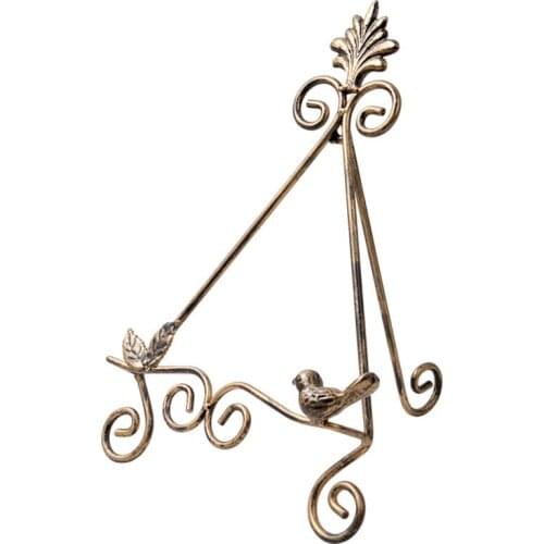 Decorative Plate Stand Holder Picture Frame Art Easel Display Stand Coook Book