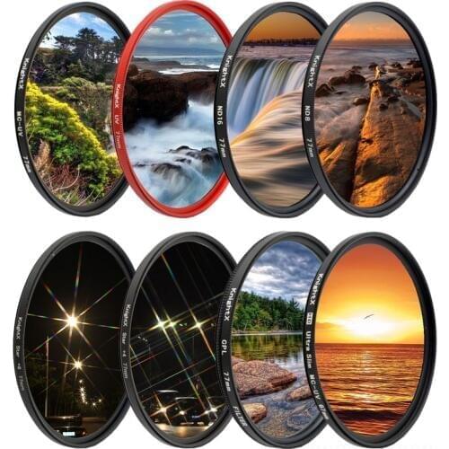 KnightX FLD UV ND Star Camera Lens Filter For canon sony nikon 500d d5300 photography accessories 2000d d70 400d 700d dslr set