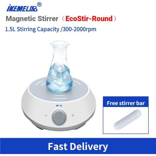 Mini Magnetic Stirrer 300-2000rpm 3.5 Inch Disk Economical Lab Equipment
