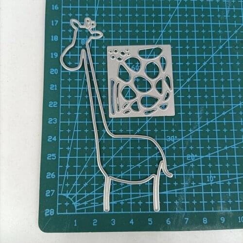 Metal Cutting Dies Cartoon Deer Frame DIY Stencils Scrapbooking Photo Album Embossing Paper Card Making Decor 2021 Punch