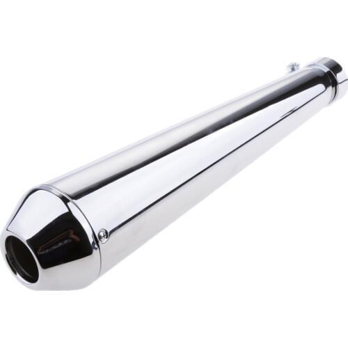 Motorcycle Shortly Tapered Silencer Exhaust Pipe Muffler for Cafe Racer Car Accessories