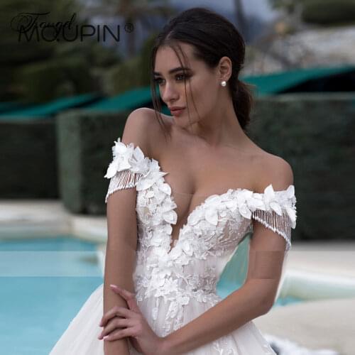 MQUPIN Lace Wedding Dresses
