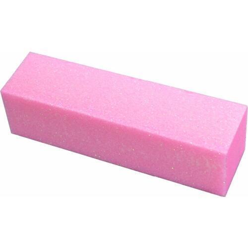 WUF 10 Pieces Pink Buffer Block Acrylic Nail Art Care Tips Sanding Files Tool Wholesale 4 Ways Shine High Quality