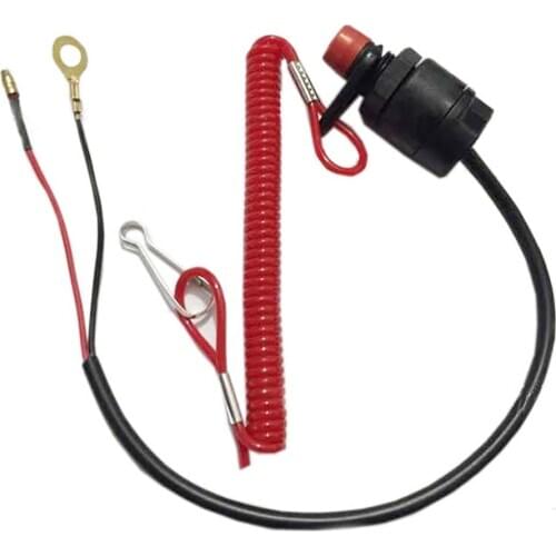 Outboard Lanyard Kill Professional Accessories Motor Practical Button Tether Boat Cut Off Safety Stop Switch Emergency