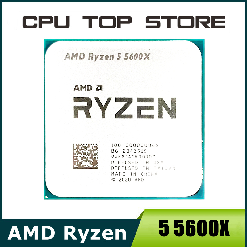 AMD Ryzen 5 5600X R5 5600X 3.7GHz Six-Core Twelve-Thread CPU Processor 7NM 65W L3=32M Socket AM4 New but without cooler