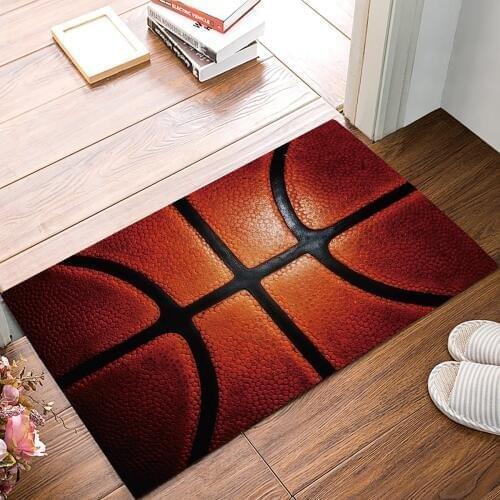 Sports Basketball Welcome Door Mats Indoor Kitchen Floor Bathroom Entrance Rug Mat Carpets Home Decor Absorbent Bath Doormats