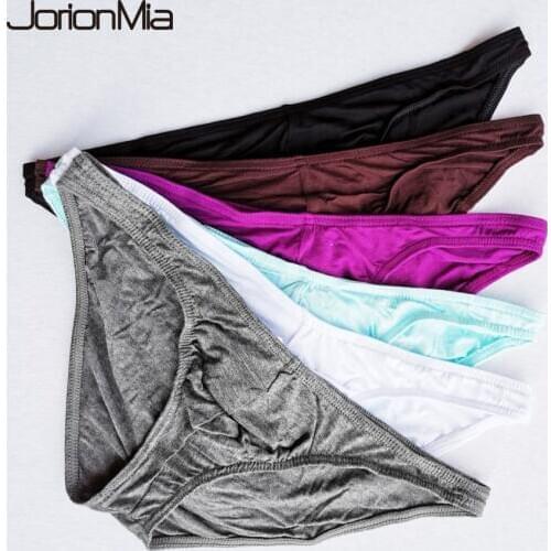 Mens Briefs Sexy Underwear Men Modal Panties Mens Breathable Briefs Male Low-waist High Fork Underwear CKW04-1