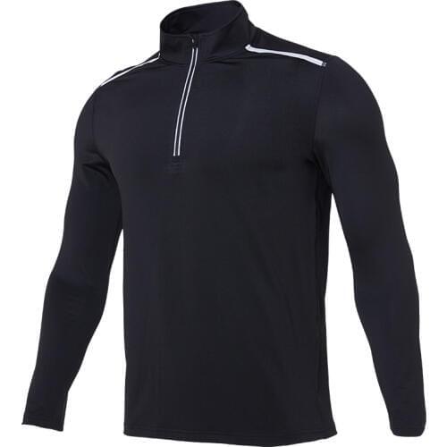 Vansydical Mens Workout Tops Gym Tops Mens Half Zipper Long Sleeve Shirt Sports Running Sportswear Fitness Training Sweatshirts