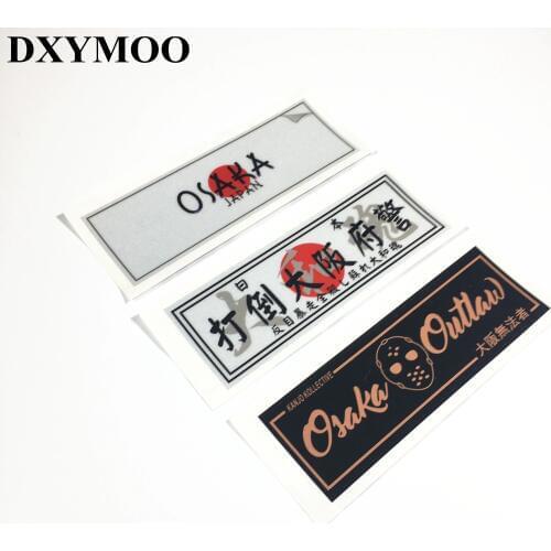 Japan Osaka Outlaw Car Stickers Loop One Angle Motorcycle Auto Window Tail Laptop Japanese Vinyl Decals 3M