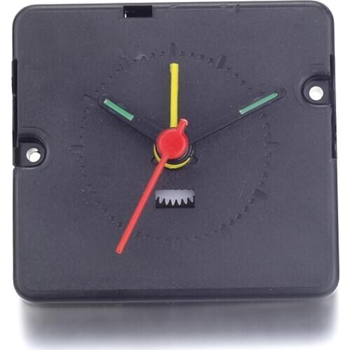 1Pcs Black Plastic Electronic Alarm Clock Movement Mechanism and Fittings DIY Replacement 55*50*15mm