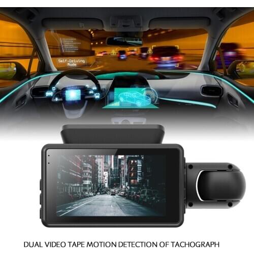 Car Camera 720P Resolution Adjustable Driving Camera HD Display Night View Driving Recorder