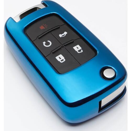 TPU Car Key Shell Cover Case For Buick GT Regal 2018 Cruz OPEL VAUXHALL For Chevrolet Camaro/Malibu Keychain Holder