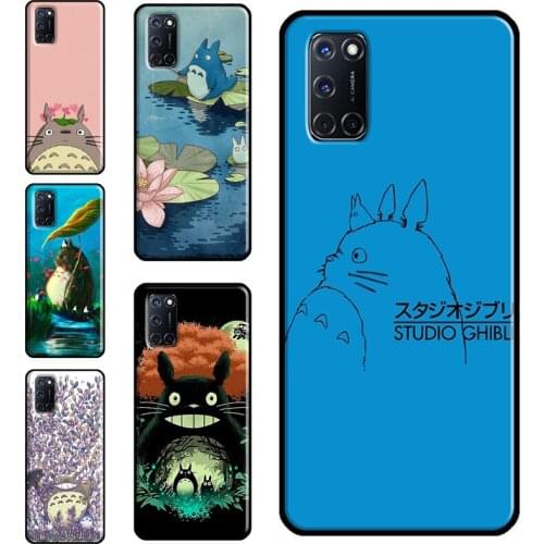 My Neighbor Totoro Case For OPPO A9 A5 A53 A31 2020 A52 A72 A15 A83 A91 A93 A5S Find X3 Pro Reno 2 Z Funda