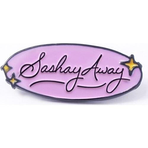 Sashay Away Enamel Brooches RuPaul Drag Race Pins Katya Zamolodchikova LGBT RPDR Star Badge Bag Coat Jewelry Xmas Gift