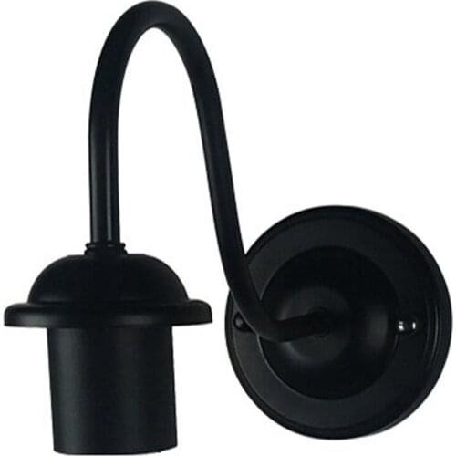 Creative Simple Wrought Iron Wall Lamp Single Head Bedroom Bedside Lamp Modern Wrought Iron Lamp