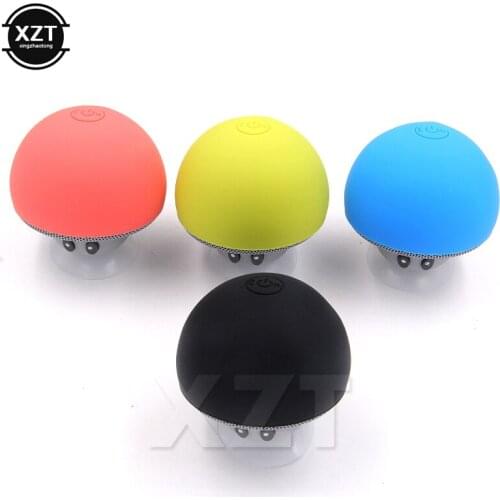 Cute Mini Wireless Bluetooth Speaker MP3 Music Player Waterproof Portable Stereo Bluetooth Mushroom Speaker boombox For Phone PC