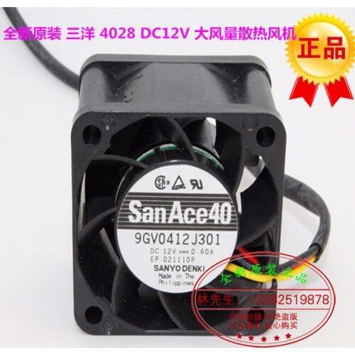 NEW SANYO DENKI SAN ACE 9GV0412J301 4028 12V 0.6A server cooling fan