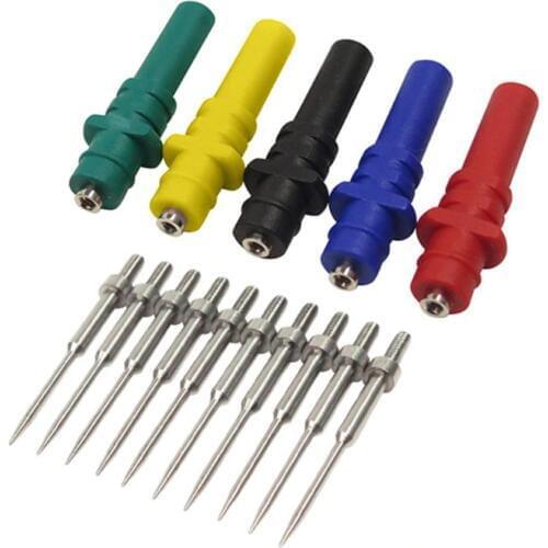 Upgrade 5PCS HT307A Automotive Oscilloscope Auncture Probe Pins Diagnosis Test Repair Tools