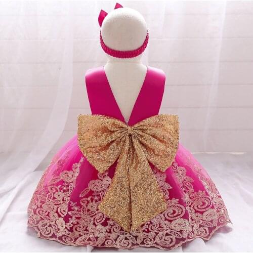 Toddler girl clothes lace dresses 2021 Christmas dress baby girl 0-3 years white princess dress for baby girl birthday party