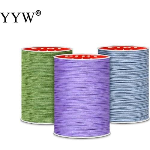 Wholesale 800m/Spool Nylon Cord Cotton Cord Polyamide Thread String High Quality For Diy Beading Braided Bracelet Jewelry Making