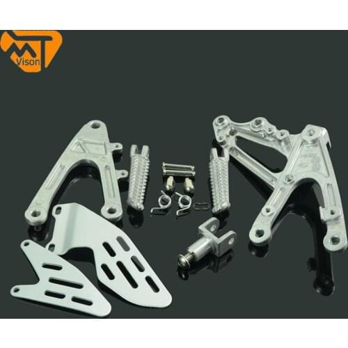Motorcycle Front Foot Pegs Pedals Foot Pegs Footrests For YAMAHA YZF R1 2007-2008